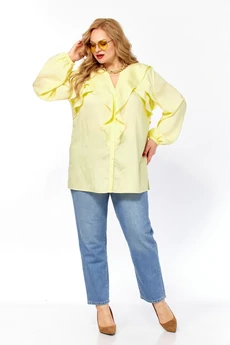 Блузка 2469а желтый Элль-стиль