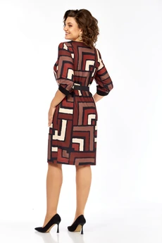 Платье 526 мультиколор Элль-стиль