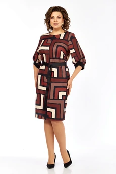 Платье 526 мультиколор Элль-стиль