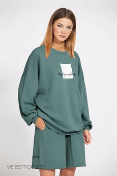 Костюм с шортами 1863 изумруд EOLA