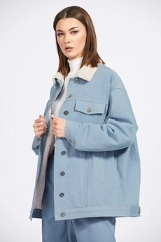 Куртка 2183 голубой EOLA