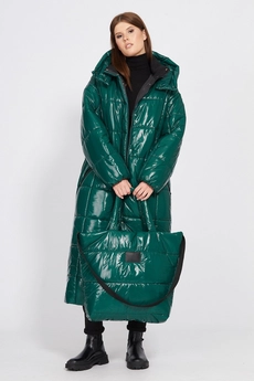 Пальто 2470 зеленый EOLA