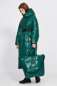 Пальто 2470 зеленый EOLA