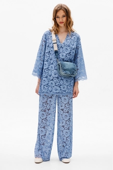 Костюм брючный 2649 джинсовый EOLA