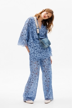Костюм брючный 2649 джинсовый EOLA