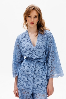 Костюм брючный 2649 джинсовый EOLA