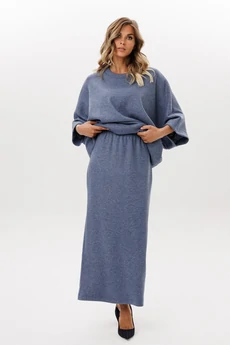 Юбка  2970 голубой EOLA