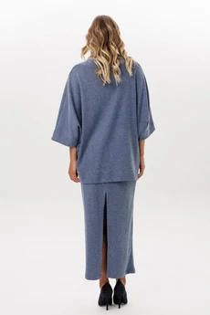 Юбка  2970 голубой EOLA