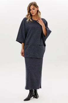 Юбка  2970 графит EOLA