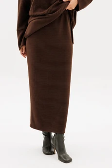 Юбка  2972 темный шоколад EOLA