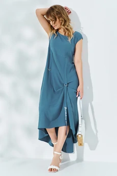 Платье 527 морская волна Euro Moda