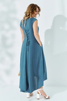 Платье 527 морская волна Euro Moda
