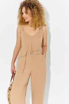 Комбинезон 603 бежевый Euro Moda