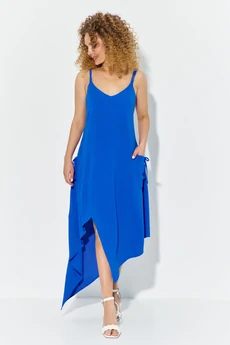 Платье 612 синий Euro Moda