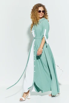 Платье 691 бирюзовый Euro Moda