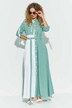 Платье 691 бирюзовый Euro Moda