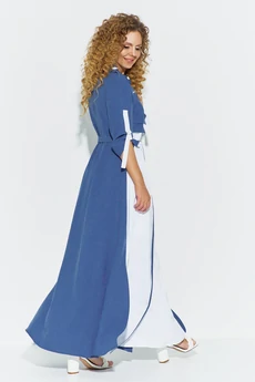 Платье 691 синий Euro Moda