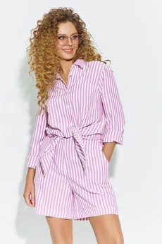 Костюм с шортами 692 розовый Euro Moda