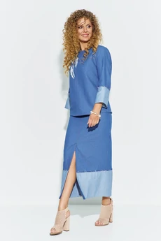 Костюм с юбкой 698 Euro Moda