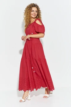 Сарафан 705 красный Euro Moda