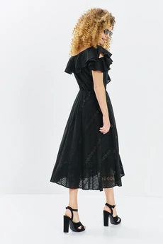 Платье 709 черный Euro Moda