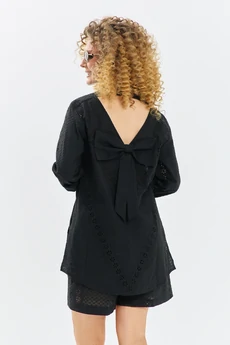 Костюм с шортами 711 черный Euro Moda