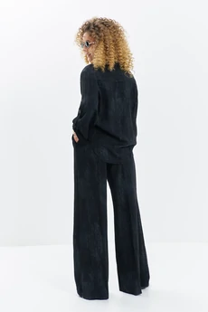 Костюм брючный 714 черный меланж Euro Moda