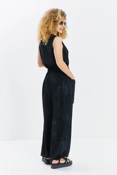 Комбинезон 717 черный меланж Euro Moda