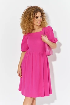 Платье 718 розовый Euro Moda