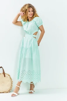 Платье 721 мята Euro Moda