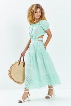 Платье 721 мята Euro Moda