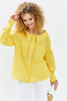 Блузка 723 желтый Euro Moda