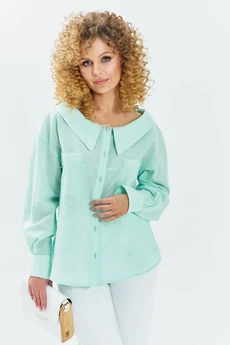 Блузка 723 мята Euro Moda