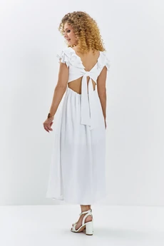 Платье 724 белый Euro Moda