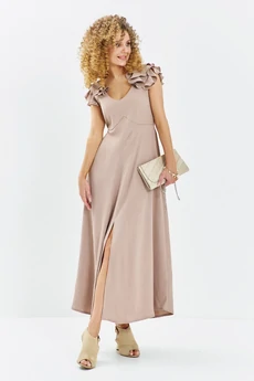 Платье 724 пыльная роза Euro Moda