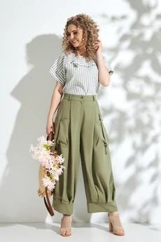 Брюки 731 хаки Euro Moda