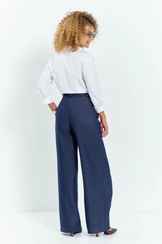 Брюки 740 синий Euro Moda