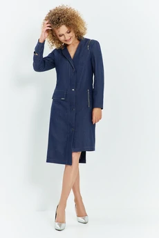 Платье 750 синий Euro Moda