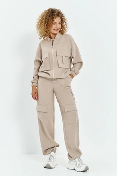 Спортивный костюм 790 бежевый Euro Moda