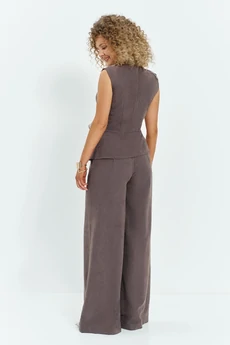 Костюм брючный 801 капучино Euro Moda