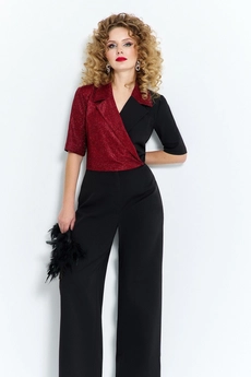 Комбинезон 566 красный Euro Moda