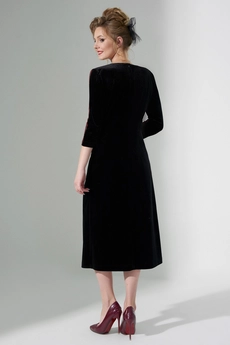 Платье 490 черный Euro Moda