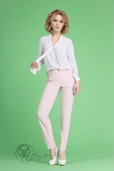 Брюки 081 розовый Euro Moda