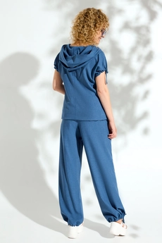 Костюм брючный 099-1 джинс Euro Moda