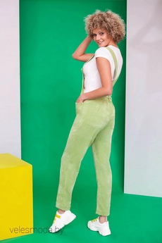 Полукомбинезон 257 фисташковый Euro Moda