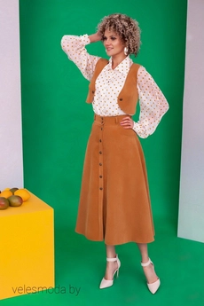Костюм с юбкой 259 Euro Moda