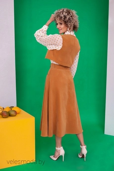 Костюм с юбкой 259 Euro Moda