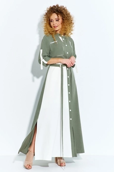 Платье 349 хаки Euro Moda
