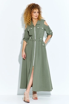 Платье 410 хаки Euro Moda
