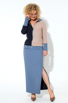 Костюм с юбкой 445 Euro Moda